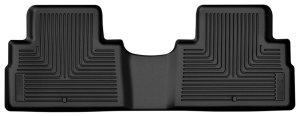 Hyundai Palisade Floor Mats - Rear - Husky Liners - X-act Contour - Black - `20-`24